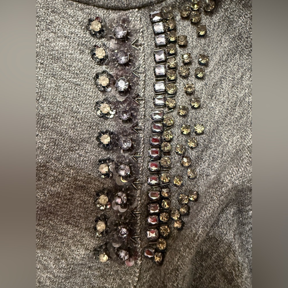 Jcrew Rhinestone Sweatshirt - Picture 4 of 5